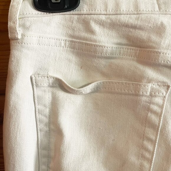 Everlane Mid Rise Skinny Jean White Denim 26 - Picture 9 of 13